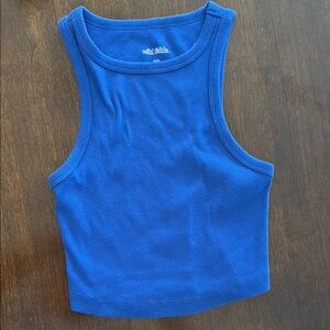Woman’s XXS Wild Fable Blue Ribbed Tank Top